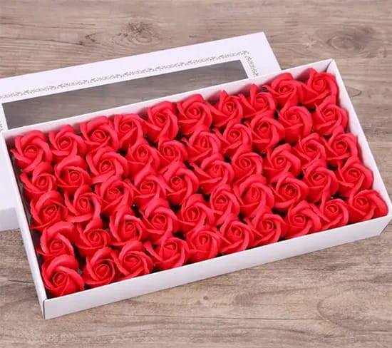 Red Artificial Soap Flower (1 Piece)