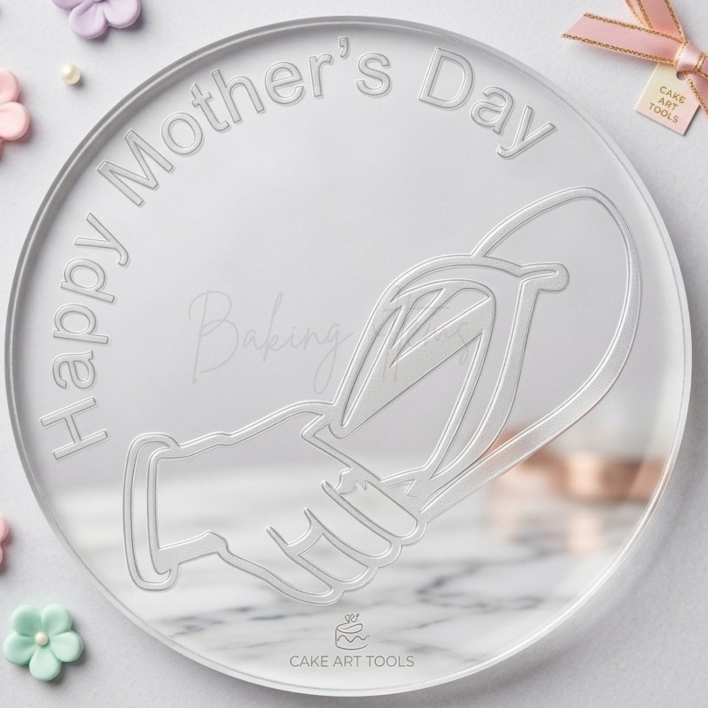 Happy Mother’s Day Stamp | Cake Decorating Fondant & Biscuit Stamp
