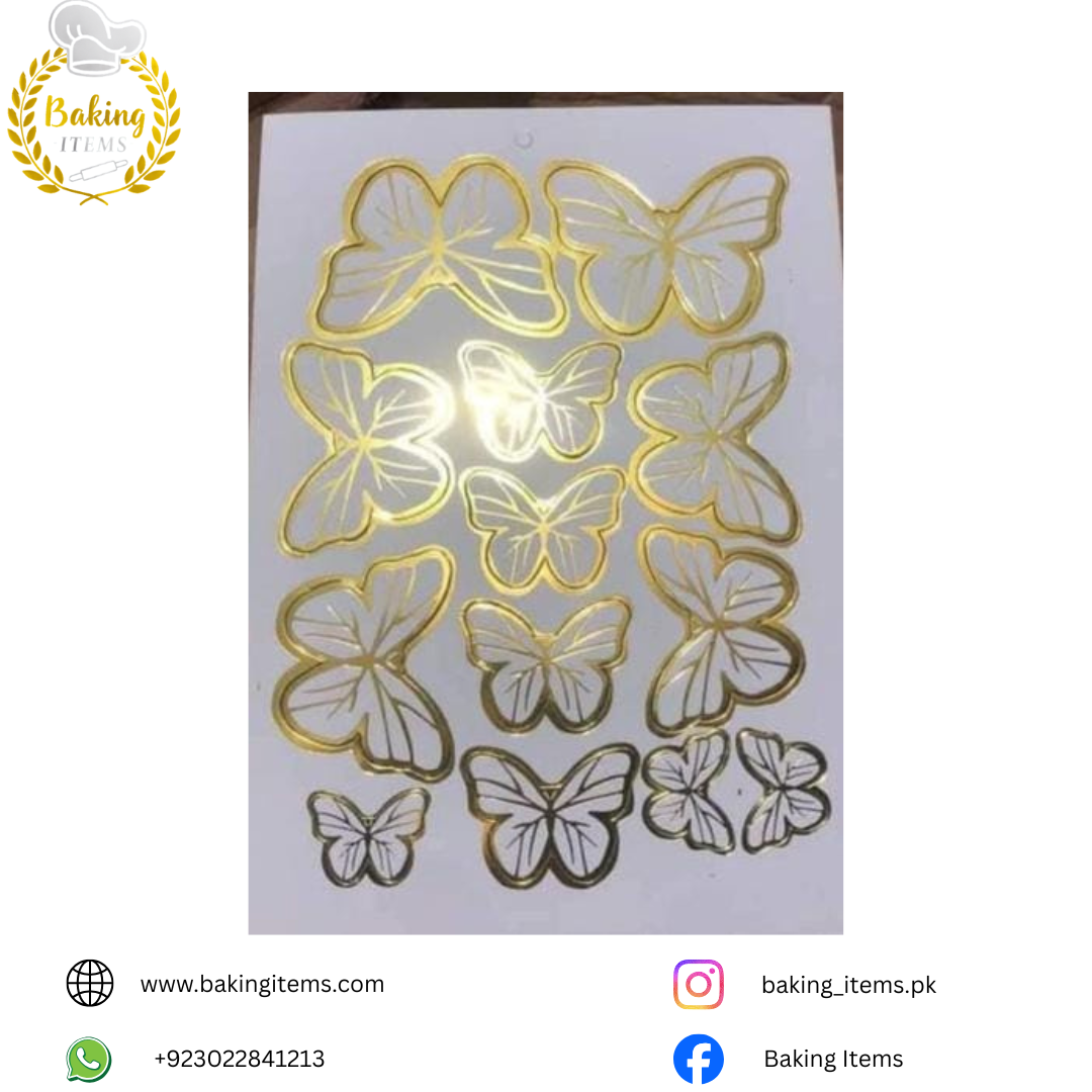 13 Pcs White Butterfly β Cake Decoration