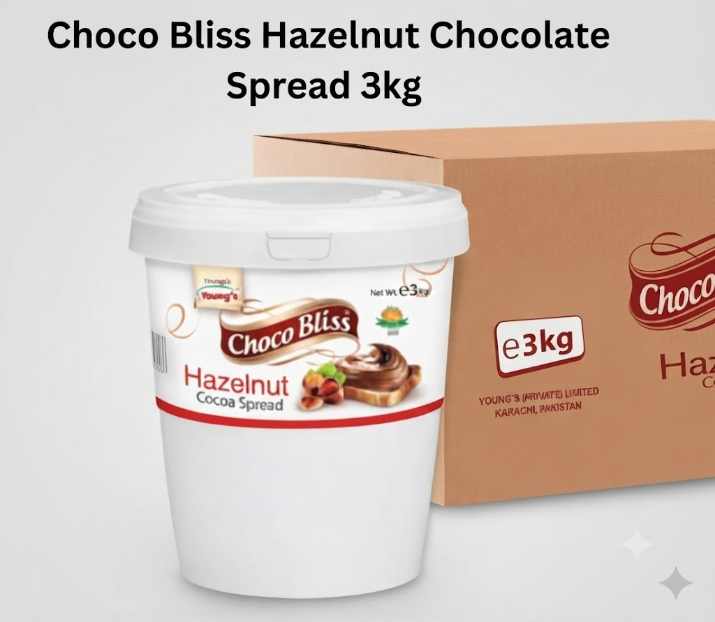 Choco Bliss Hazelnut Chocolate Spread 3KG – Premium Creamy Chocolate Spread for Baking & Desserts