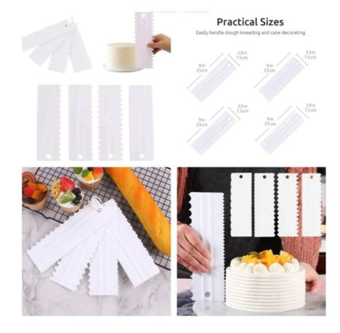 4 Pcs Long Scraper Set