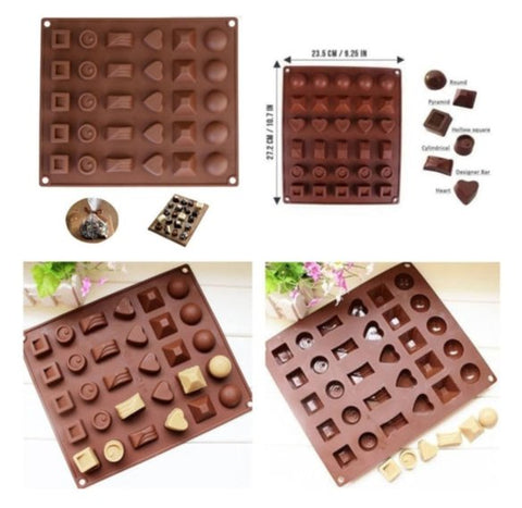 30 Cavity Chocolate Mold