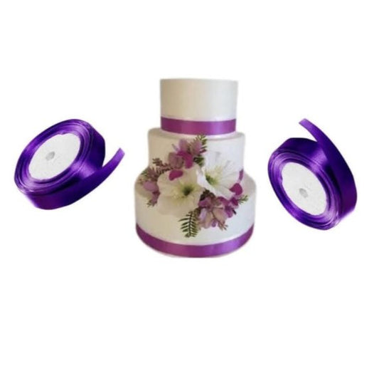 Half Inch Purple Ribbon