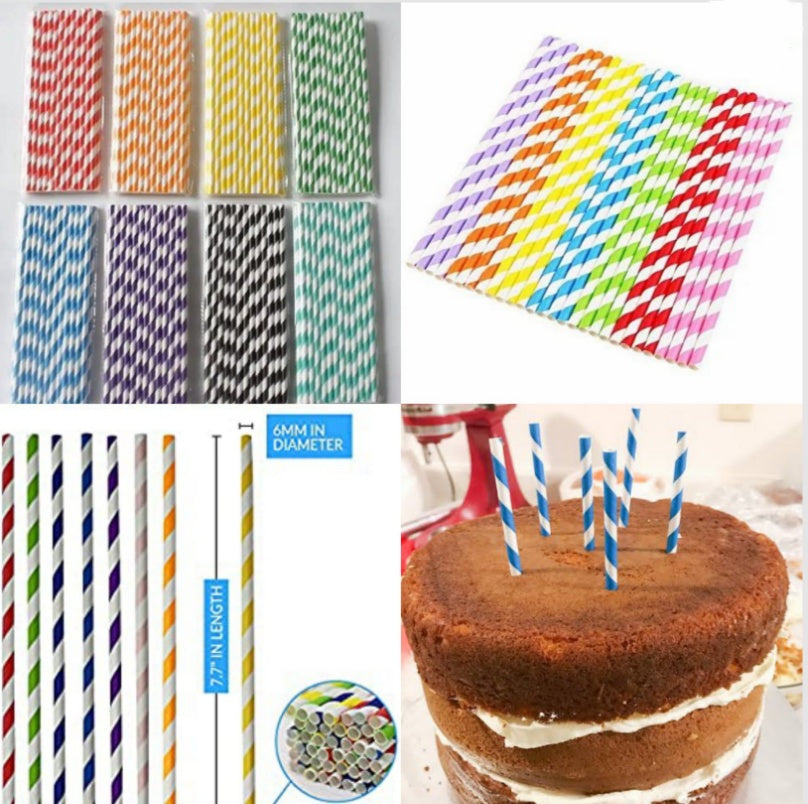 25 Pcs Hard Straw