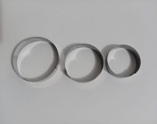 3 Pcs Round Cutter