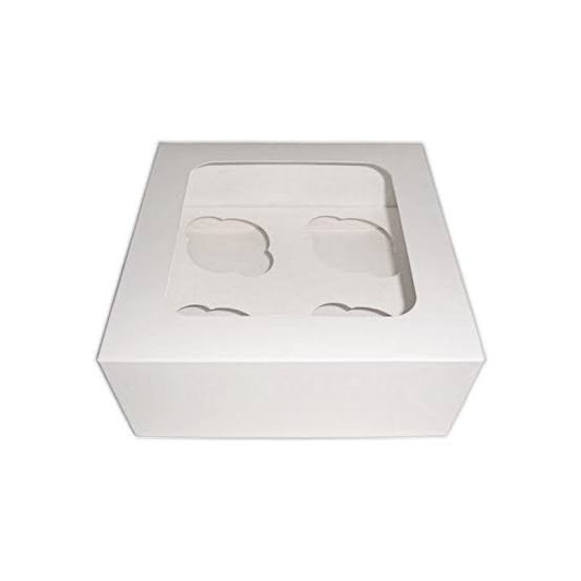 4 Cupcakes Box