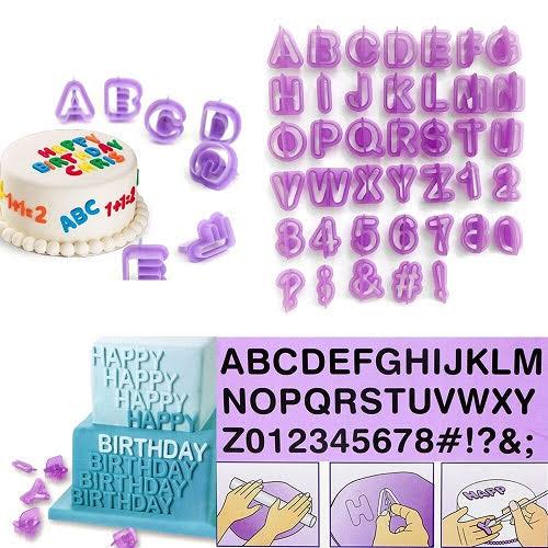 40 Pcs Alphabet & Number Cutter