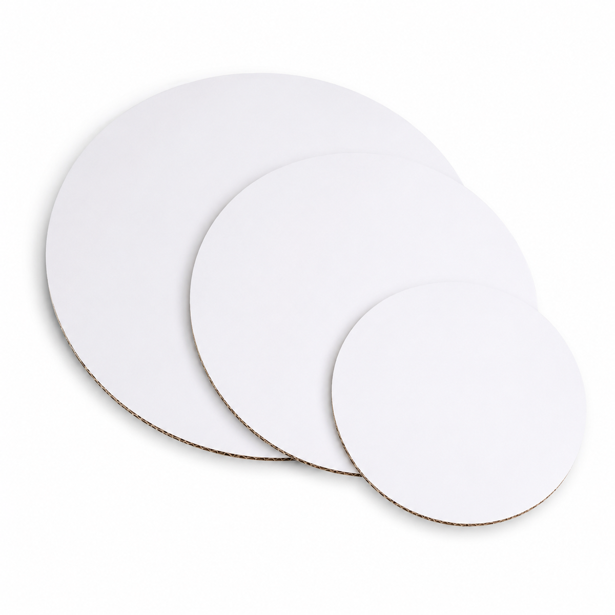 12 Inch Round White Cake Base Board – Premium Heavy Duty Cake Drum for Cake Display & Decoration