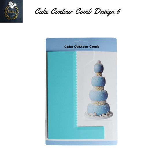Cake Contour Comb Design 6
