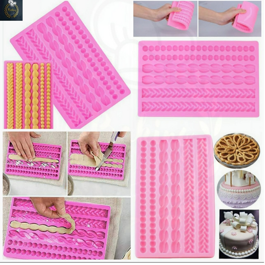 6 Cavity Rope Silicone Mold