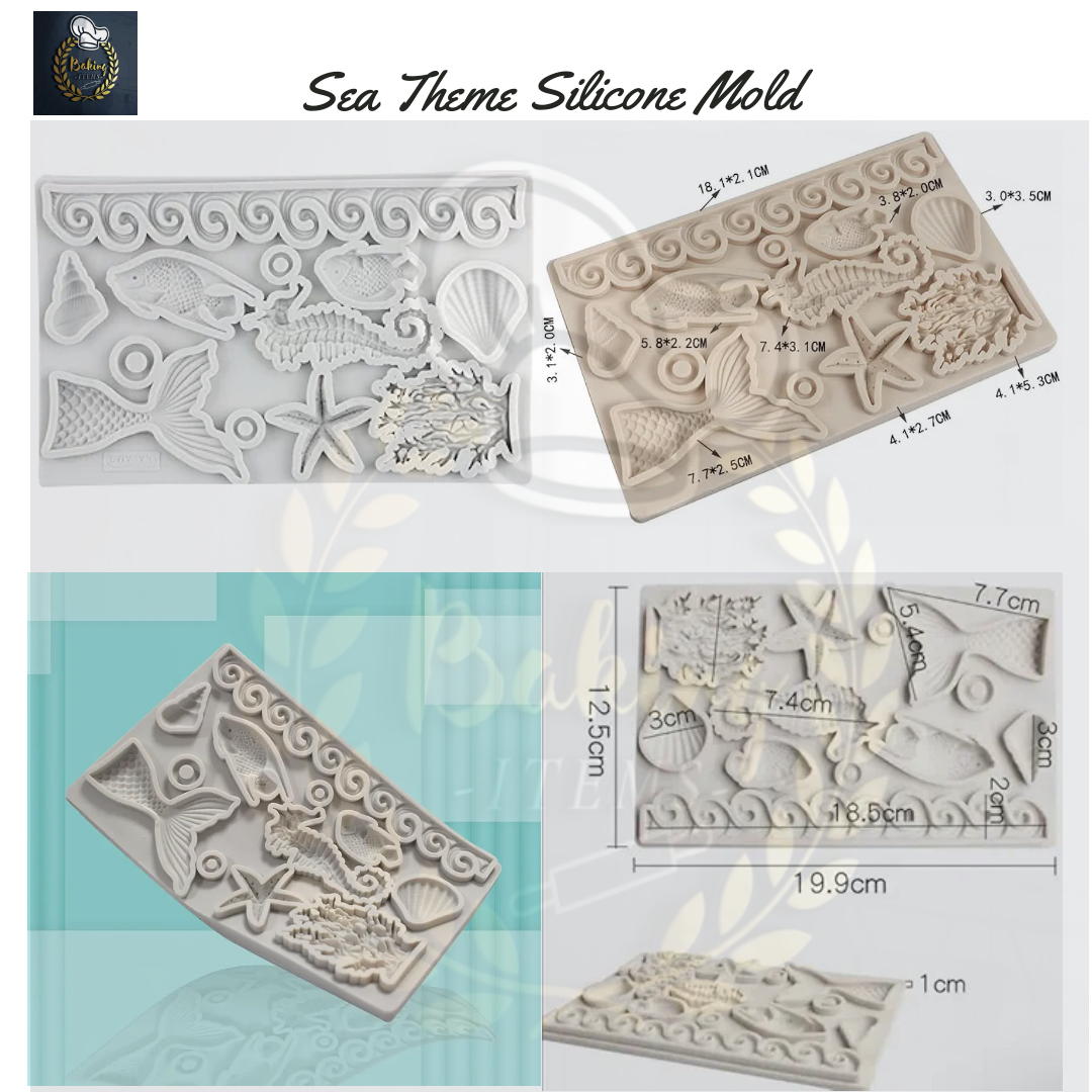 Sea Theme Silicone Mold