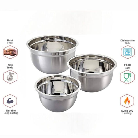 Stainless Steel Mixing Bowl – Medium