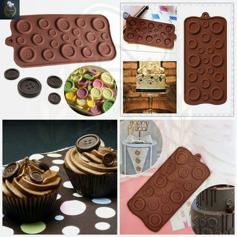 Button Chocolate Mold