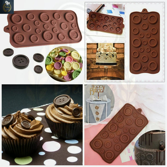 Button Chocolate Mold