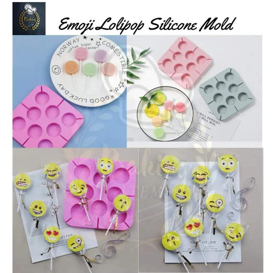 Emoji Lolipop Silicone Mold