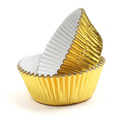 Golden Cupcake Liner – Medium (Pack of 100)