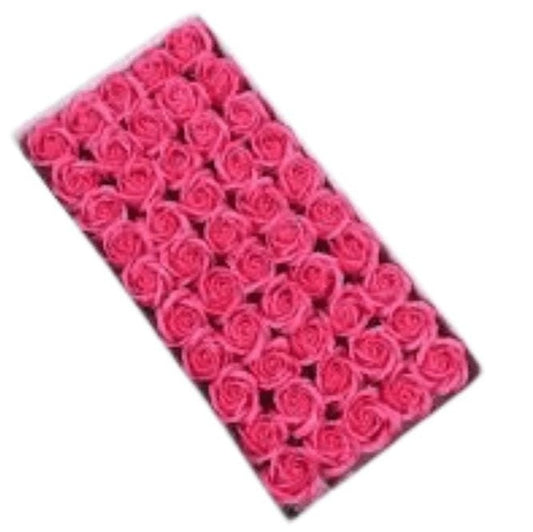 Dark Rose Shade Artificial Soap Flower  (1 Piece)