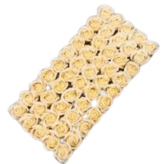 Off-White Artificial Soap Flower  (1 Piece)