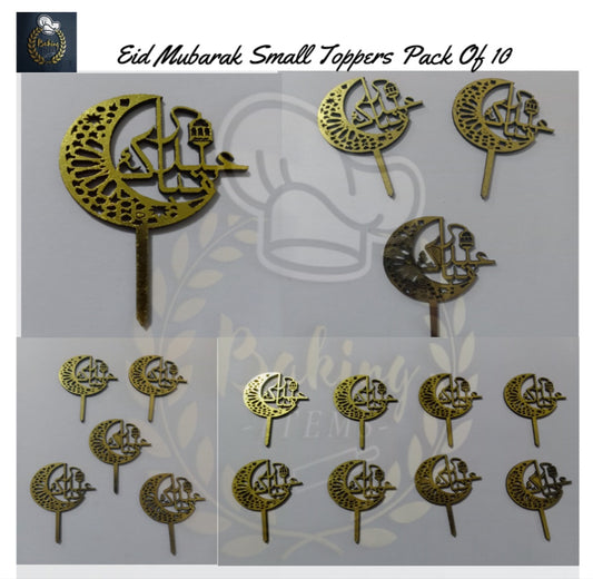 Eid Mubarak Small Toppers Design 5