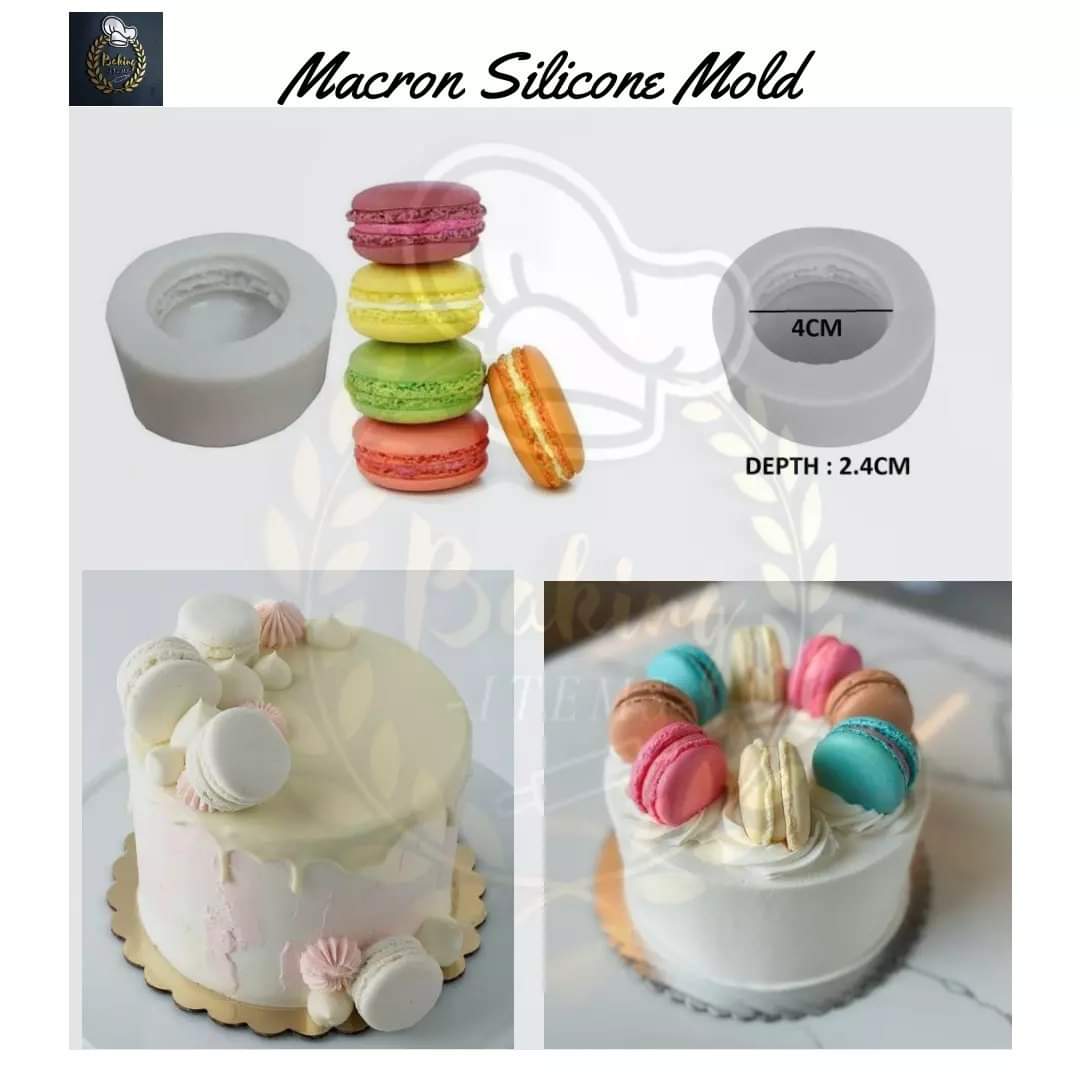 Macron Silicone Mold