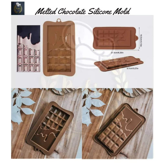 Melted Chocolate Silicone Mold