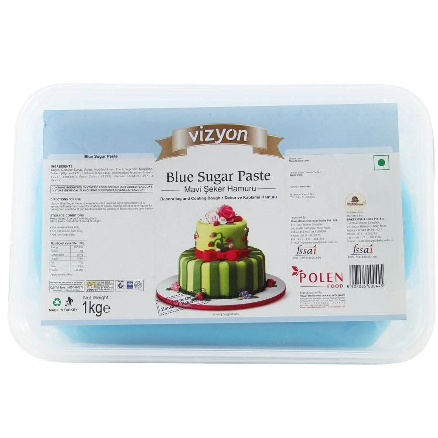 Vizyon Blue Fondant
