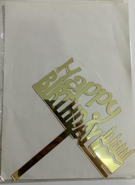 Happy Birthday Acrylic Topper