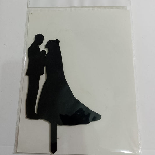 Couple Wooden Topper