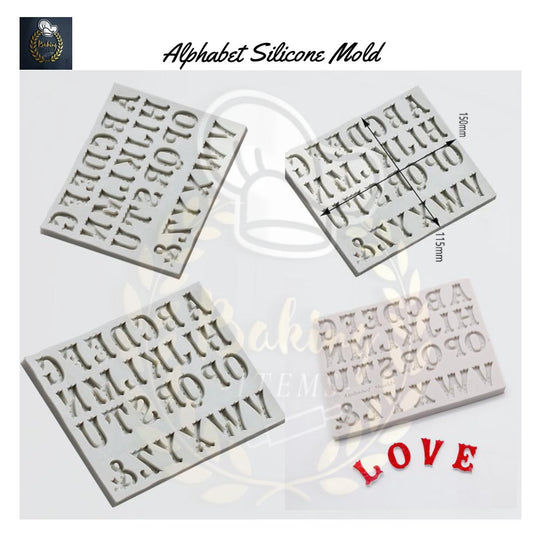 Alphabet Silicone Mold