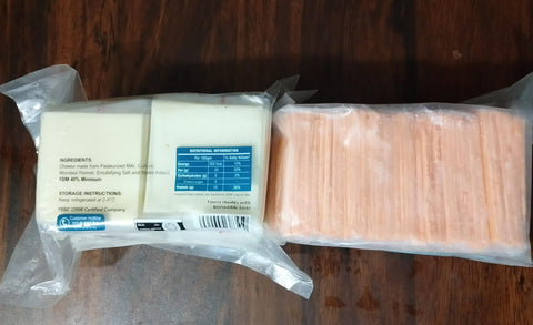 1 Kg White Slice Cheese