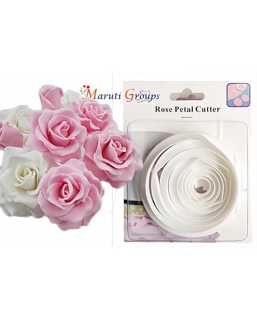 Rose Petal Cutter | Fondant & Gum Paste Flower Cutter for Cake Decorating