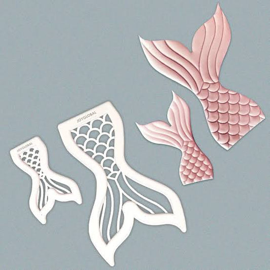 Fish Tail Cutter Set (2 Pcs) | Fondant & Gum Paste Cake Decorating Cutter Tools