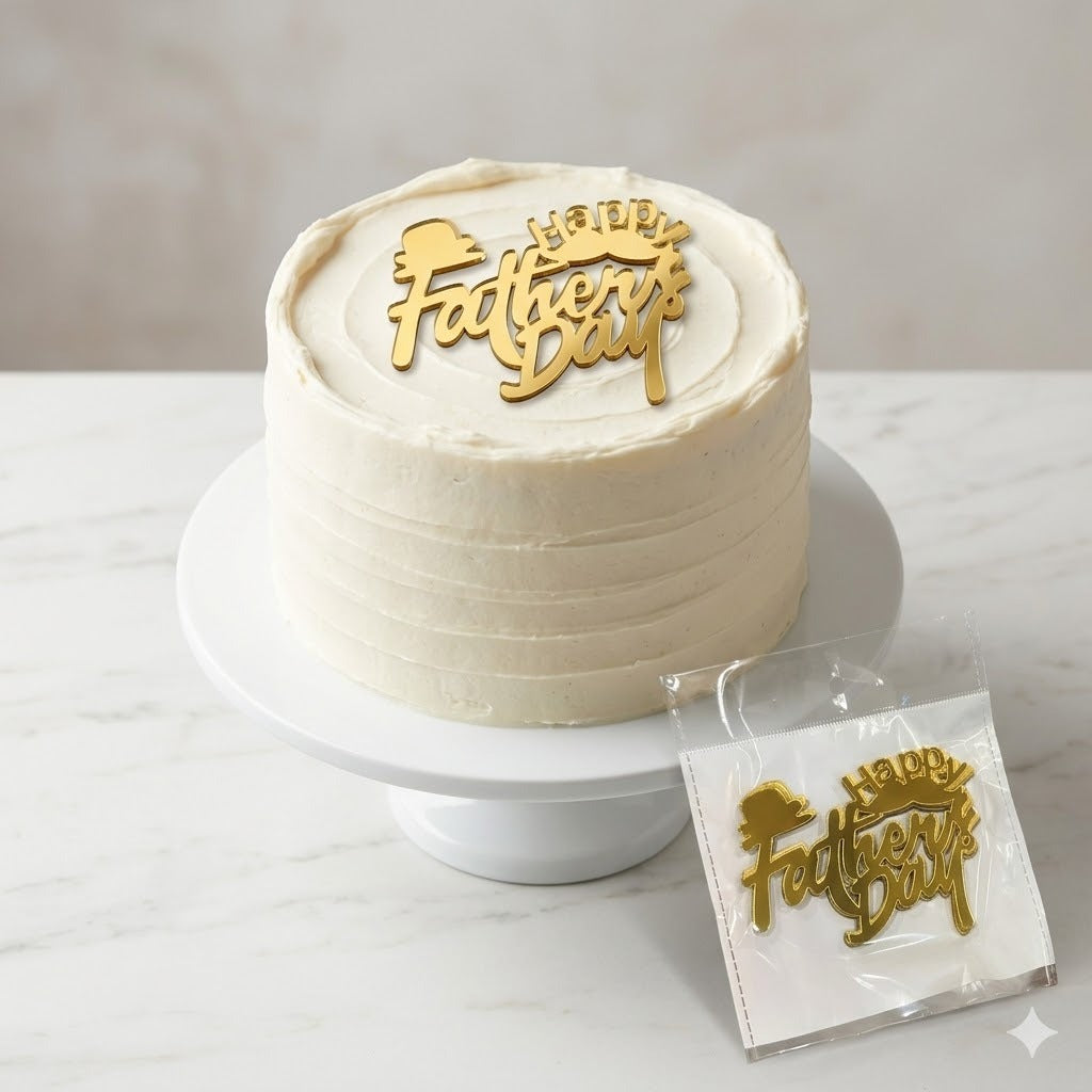 Father's Day Cake Tag –  (Pack of 5 Pcs)