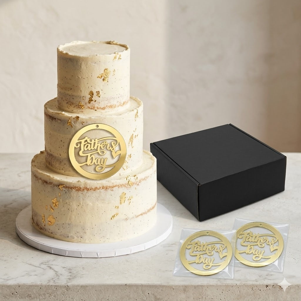 Father’s Day Cake Tags – Pack of 5 Pcs