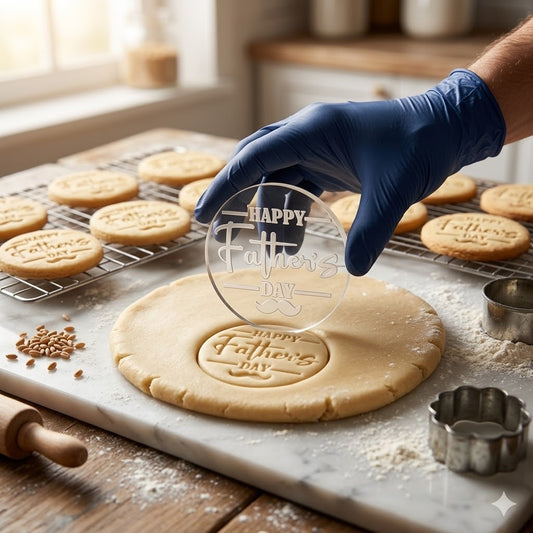 Happy Father’s Day Cake Stamp – Fondant & Cake Decoration Tool
