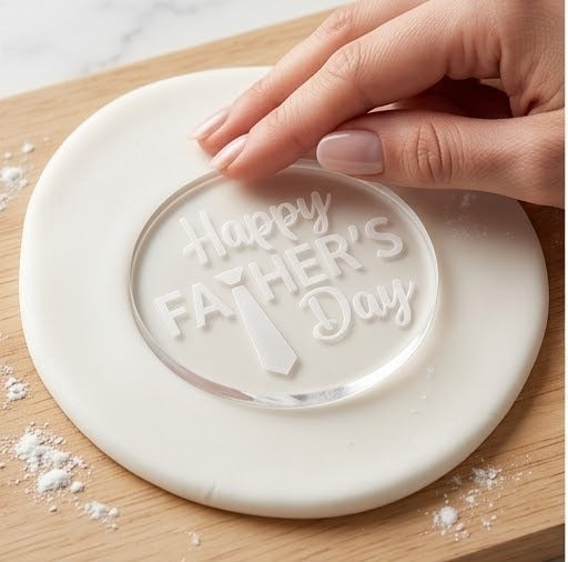 Happy Father’s Day Cake Stamp – Fondant & Cake Decoration Tool