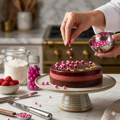 Big Pink Pearls Sprinkles 25g Bottle