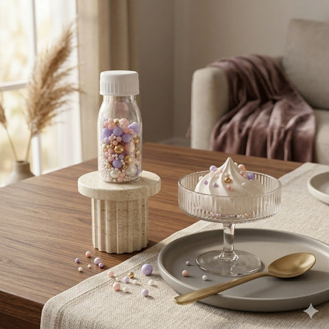 Pink & Purple Mix Pearls Sprinkles 25g Bottle