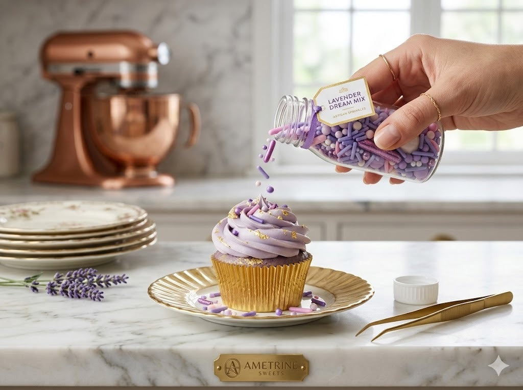 Purple Mix Pearls Sprinkles 25g Bottle