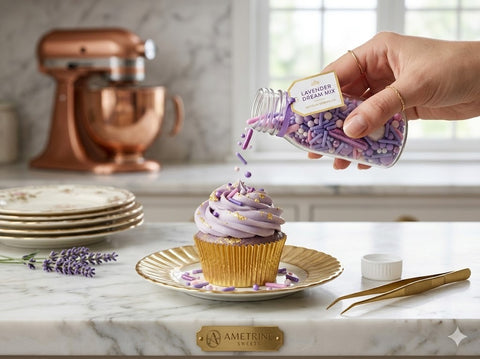 Purple Mix Pearls Sprinkles 25g Bottle