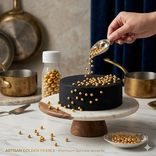 Big Golden Pearls Sprinkles 25g Bottle