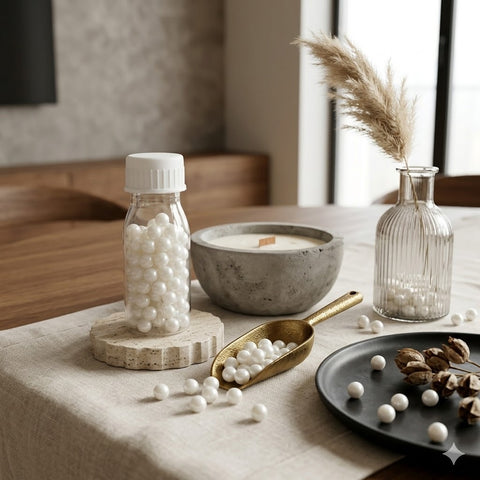 Big White Pearls Sprinkles 25g Bottle