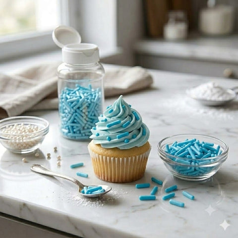 Blue Rods Sprinkles 25g Bottle
