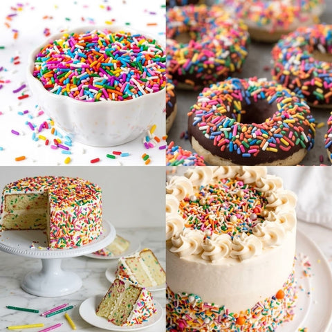 Multi Sprinkles Mix 250g Bottle