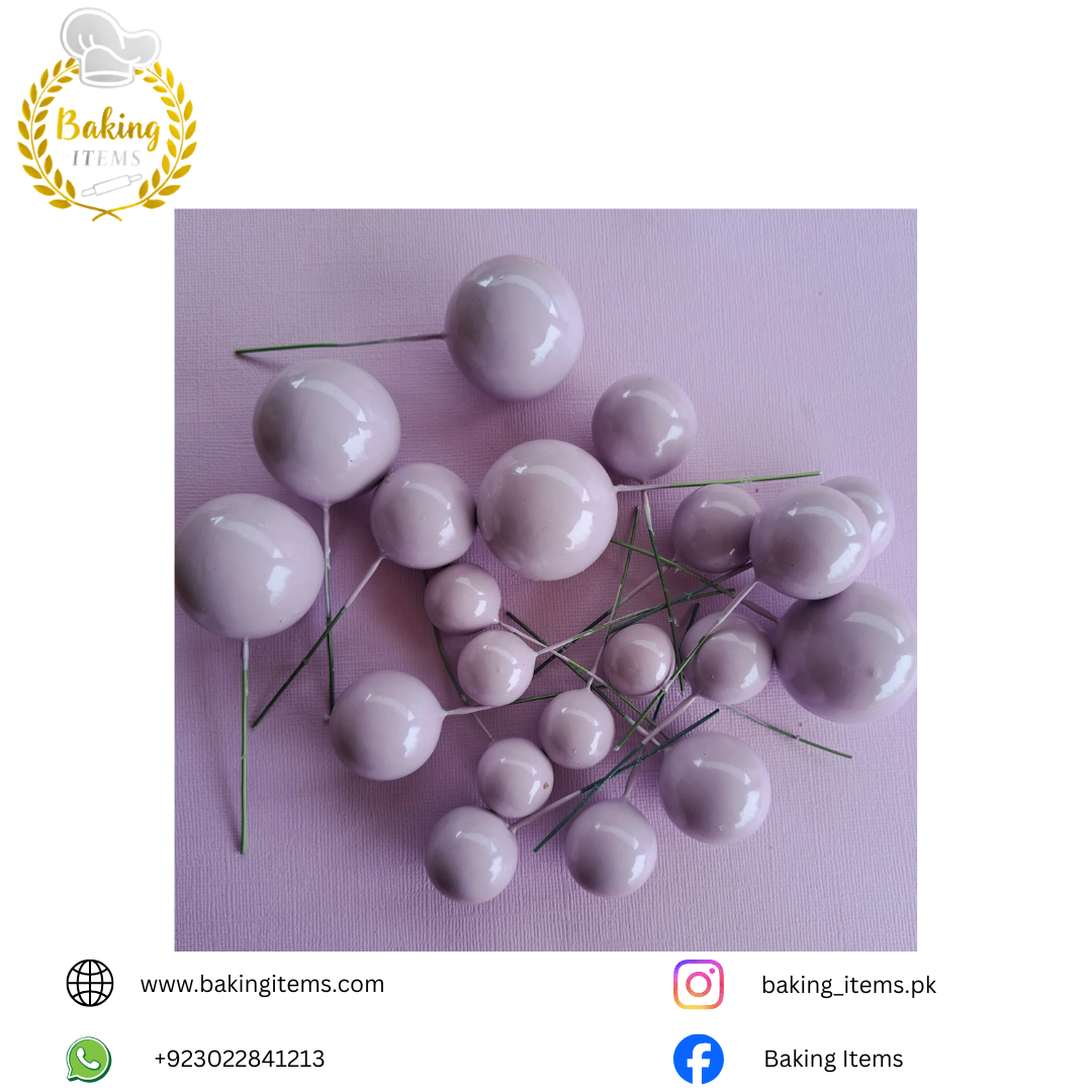 Purple Faux Balls