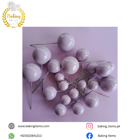 Purple Faux Balls
