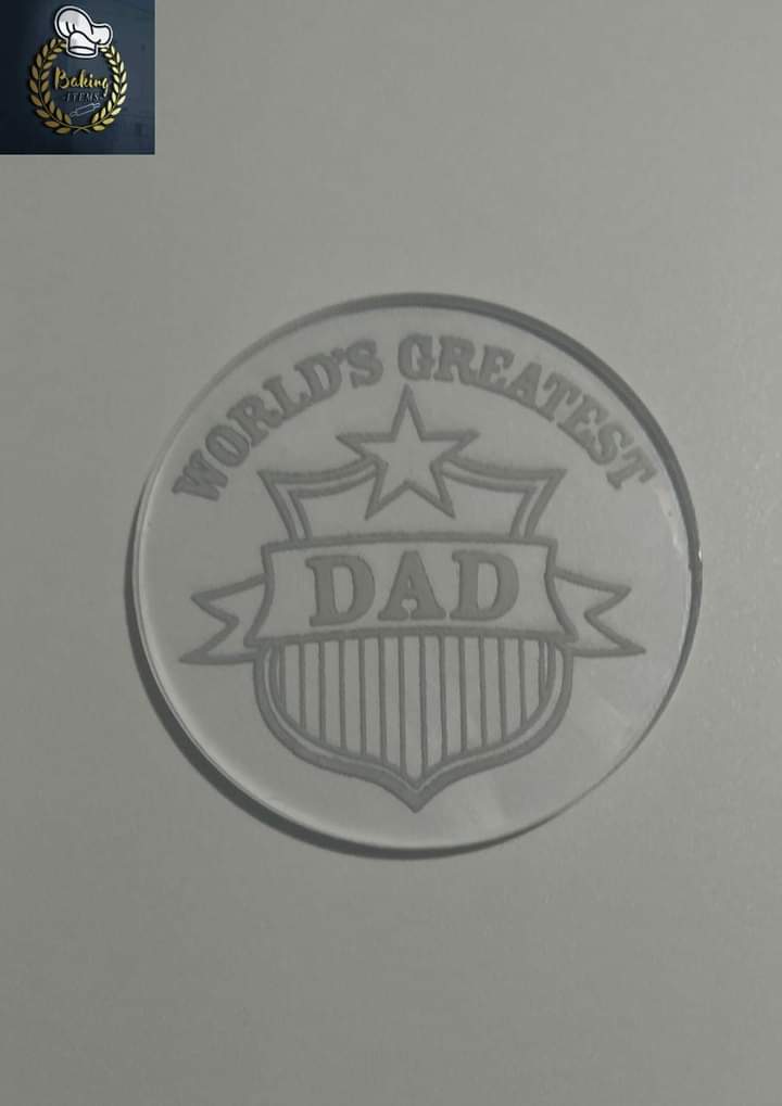 World's Greatest Dad Embosser