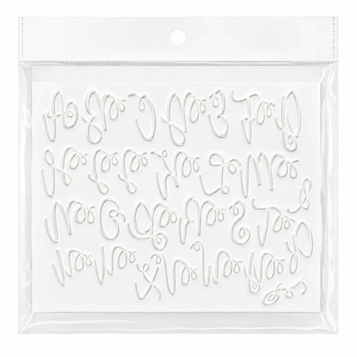 Cursive Alphabet Silicone Molds – 2 PCS Set | Food Grade Letter Molds for Fondant, Chocolate & Resin