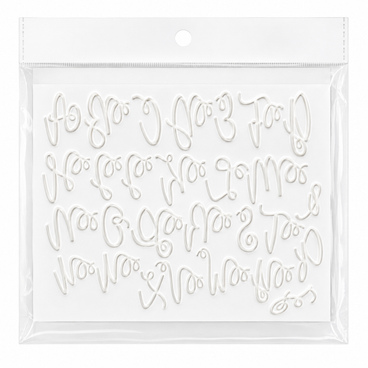 Cursive Alphabet Silicone Molds – 2 PCS Set | Food Grade Letter Molds for Fondant, Chocolate & Resin