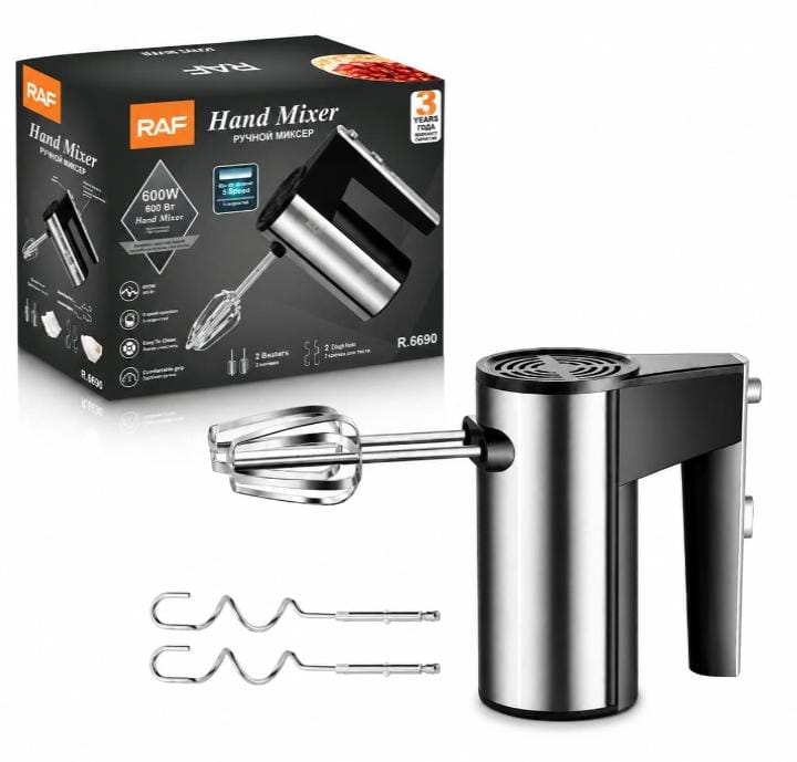 RAF Electric Beater – Hand Mixer for Baking, Whipping, Mixing & Cake Making